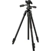Slik PRO AL-323-3W Kit de trépied à tête tridirectionnelle (Métal), Trépied, Noir