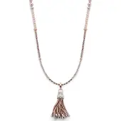 Leonardo Collier avec pendentif Cléa acier inoxydable,verre, (Acier inoxydable, Verre)