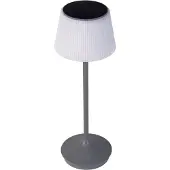 Näve Lampe de table sans fil Extérieur Lampe de table solaire à intensité variable Lampe solaire grise 5310716