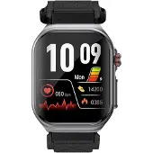 Knauermann Montre connectée avec ECG, téléphonie, analyse santé complète et autonomie prolongée