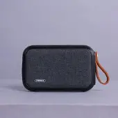 Remax Fabric Bluetooth Speaker, Portable Black, Enceinte Bluetooth, Noir
