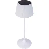 Näve Lampe de table LED blanche, variateur tactile, batterie, H 38 cm