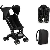 Momi GRACE Poussette - Sac à dos, Léger 5.65 kg - Noir