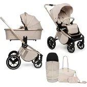 Muuvo Quick Boho universalus vežimėlis 2in1 Set beige, MQ.BOHO-W-BEIGE
