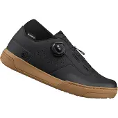 Shimano Chaussures de vélo GF800, modèle SCHUH, pour femmes, plates, noires/ambre, taille 40 - 800.
