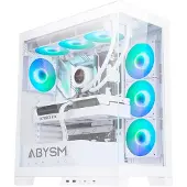 Abysm Gaming Danube Sava H500 Pc Tower Case Blanc