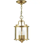 HINKLEY Suspension Gentry en laiton poli, 3xE14x60W, métal, dimensions : 32x20x20 cm, IP20,
