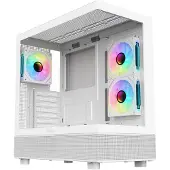 ITek SHOWBUI 42W Case Tower ATX Blanc Verre trempé Eclairage RGB