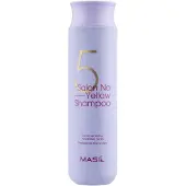 MASIL Shampooing violet neutralisant les tons jaunes 5 (Salon No Yellow Shampoo), 300 ml