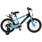 Volare Vélo enfant Sportivo - Garçons - 16 pouces - Bleu Noir