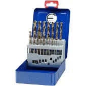 Bohrcraft Cassette de forets DIN338RN HSS Co5 ø 1-10 mm 19 pièces (1.0-10 mm)