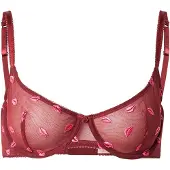 Hunkemoller Soutien-gorge rose / rouge foncé