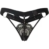 Hunkemoller String 'Emmeline' noir