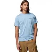 Columbia Hike Short Sleeve T-shirt Bleu S Homme