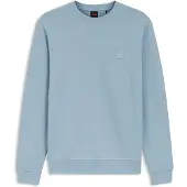 BOSS Sweat en molleton de coton avec patch logo