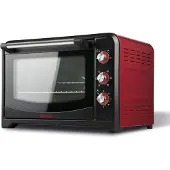 Girmi FE6000 Four électrique 2000 W acier inoxydable rouge