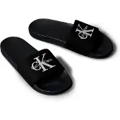 Calvin Klein Jeans Mule 'ESS' noir / blanc