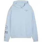 Puma Sweat de sport bleu clair / noir