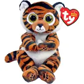 TY Clawdia Tiger Beanie Bellies, 17 cm