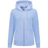 Superdry Essential Logo Full Zip Sweatshirt Bleu XL Femme