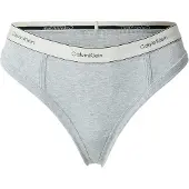 Calvin Klein String 'Heritage Classic' gris clair / noir / blanc