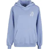 Miss Tee Sweat-shirt 'Wildest Dreams' bleu clair / blanc