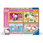 Ravensburger Casse-tête 2D pour enfants : Hello Kitty set 4x100el