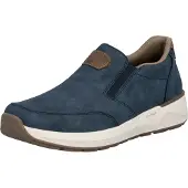 Rieker Slip on bleu foncé / brocart