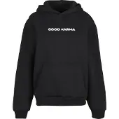 Miss Tee Karma Butterfly Fluffy Hoodie Noir 5XL Femme