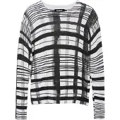 Desigual Femmes, Pull-over, Maglia Donna Bianco, Blanc, (S)