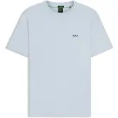 BOSS 50506373 Green Short Sleeve T-shirt Bleu S Homme