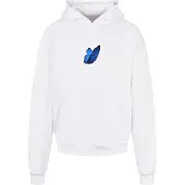 Mister tee Sweat-shirt 'Le Papillon' azur / pueblo / noir / blanc