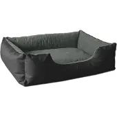 Markenlos Lit pour chien lavable avec matelas et coussin