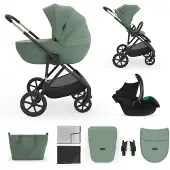 Kinderkraft Poussette combinée 3 en 1 Prime 3 Dark Green