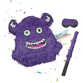 Relaxdays Pinata Set Monster mit Stab und Maske (1 pcs)