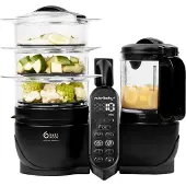 BabyMoov Robot Culinaire Multifonctions Nutribaby + Xl Mineral Black