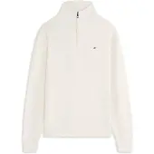 Tommy Hilfiger Mw0mw42916 Half Zip Sweater Blanc L Homme