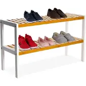 Relaxdays Étagère à chaussures (70 x 26 x 33 cm)