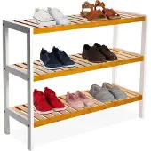 Relaxdays Étagère à chaussures (70 x 26 x 55 cm)