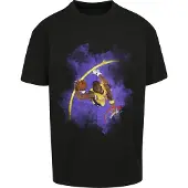 MT T-Shirt jaune / violet clair / orange foncé / noir