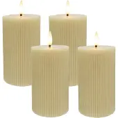 Relaxdays 4 bougies (4x)