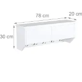Relaxdays Wandgarderobe