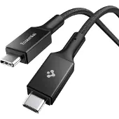 Spigen Câble EB10015CC Essential USB-C 100W 1.5m czarny (1.50 m, USB 3.2 Gen 1, 100 W)