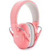 Gear4Music Childrens Coloured Ear Defenders by Pink