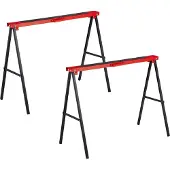 Relaxdays Klappbarer Arbeitsbock 100 kg 2er Set (100 cm, 49 cm)
