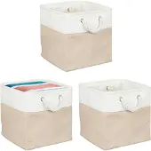 Relaxdays 3x panier de rangement (30 cm, 3x)