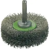 Osborn Brosse ronde Rouille 6mm 80mm ondulée