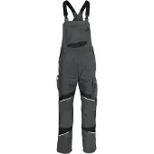 Kuebler Kübler Activiq Cotton+ Latzhose Anthrazit/Schwarz 48 (48)