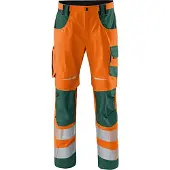 Kübler pantalon de sécurité unisexe REFLECTIQ orange, vert mousse taille 56 (56)