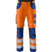 Kübler pantalon de sécurité unisexe REFLECTIQ orange, bleu corbeau taille 44 (44)